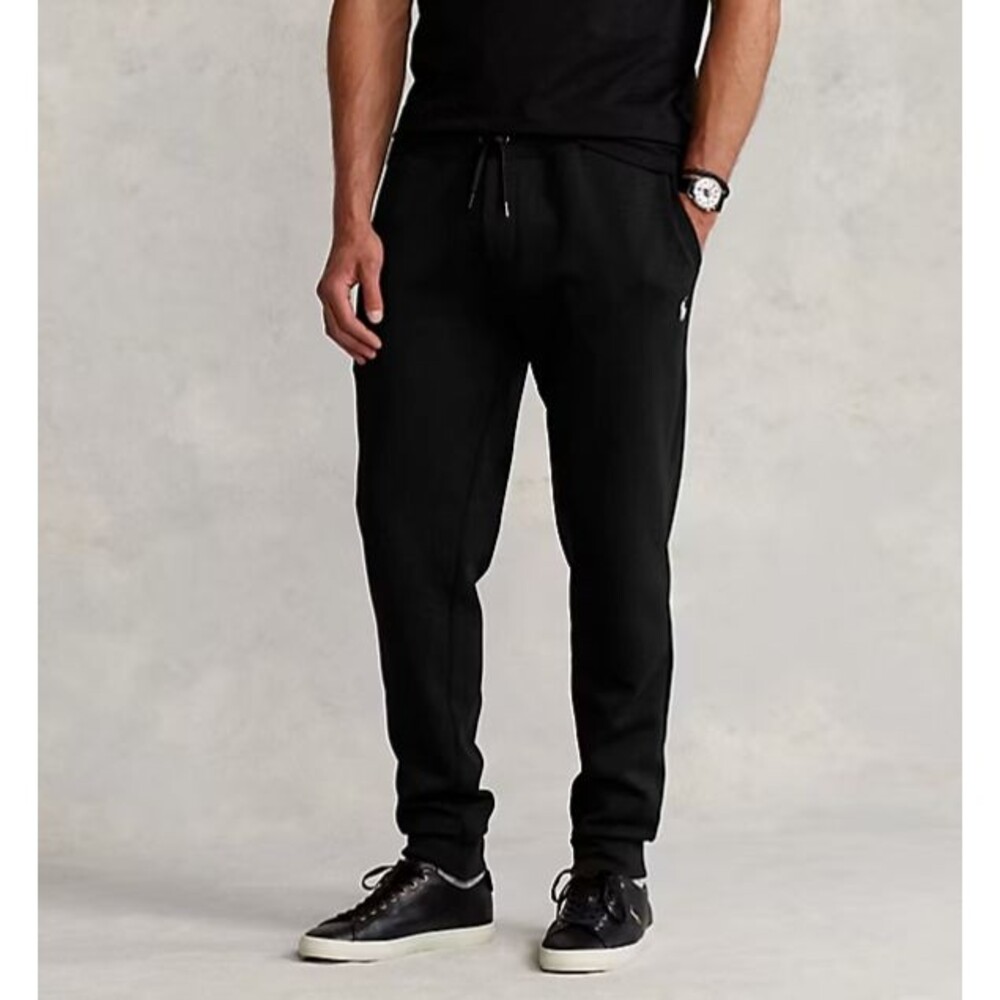 NWT Polo Ralph Lauren Men's‎ Double Knit Fleece Jogger Sweatpants BLACK